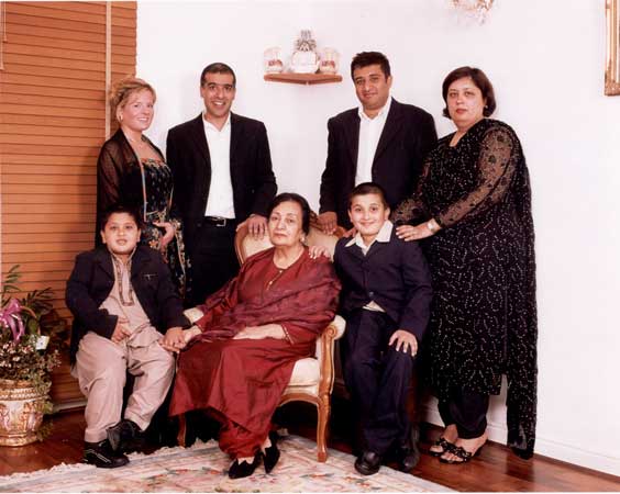 Family Group at Home
