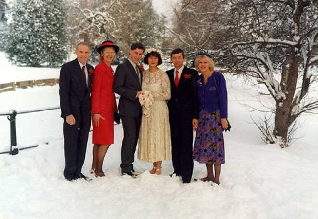 Wedding in the Snow